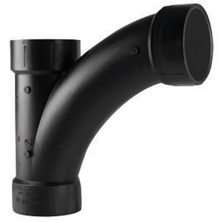 Pinpoint Charlotte Pipe & Foundry ABS005010600HA Long Turn Tee Wye 1.5 in. PI150891